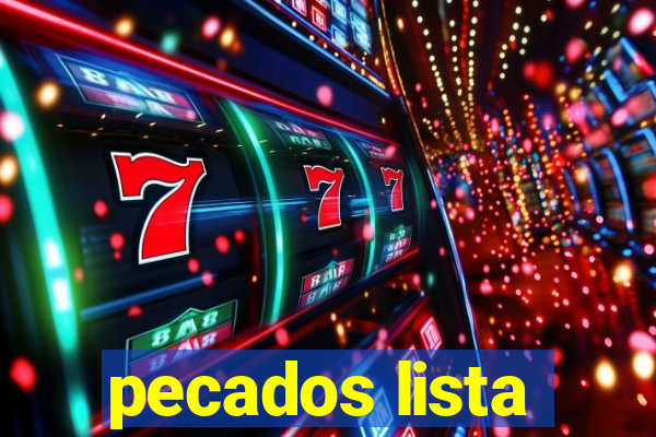 pecados lista